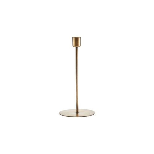 House Doctor Kerzenständer Anit, H20/Ø9,5 cm, antik messing