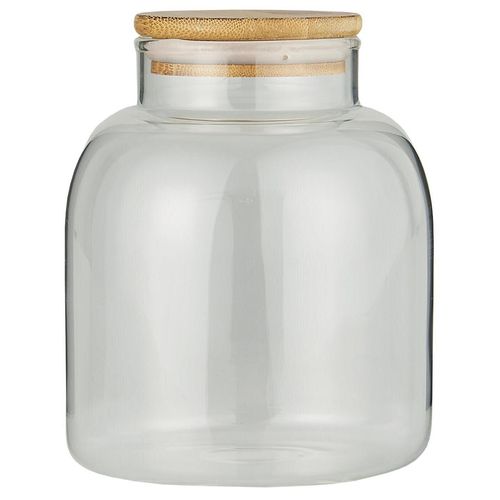 IB Laursen Vorratsglas mit Bambusdeckel, H15 x Ø12,5 cm, 1200ml