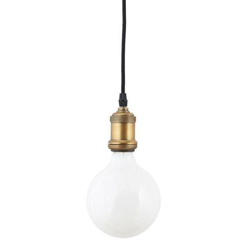 House Doctor LED-Glühbirne White Decoration, L: 17,5 cm, ∅ 12,5 cm, dimmbar, 2 W/E27