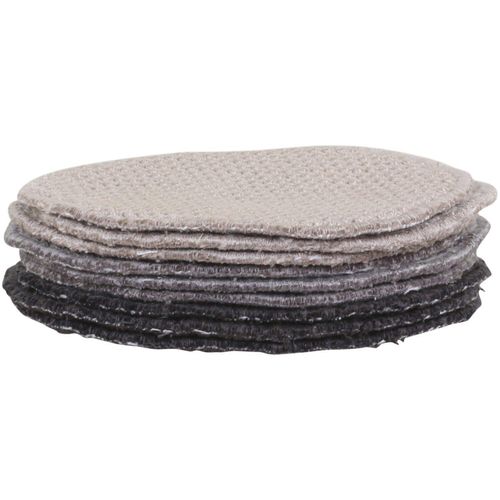 Éternel Abschminkpads wiederverwendbar 9er Set, H10/B8 cm, grau
