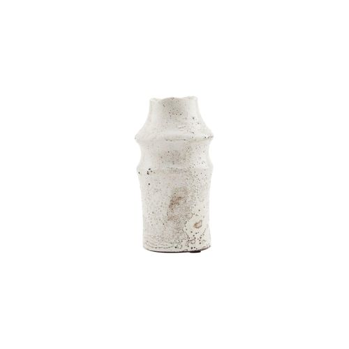 House Doctor Vase Nature, Ø10 x H20cm, weiss