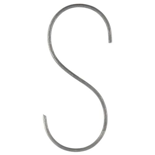 IB Laursen S-Haken 10 cm, 10 cm, grau