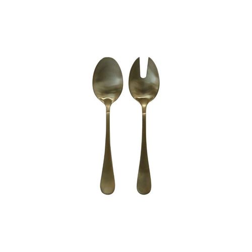 Chic Antique Salatbesteck 2er-Set Nordique, L24 cm, gold