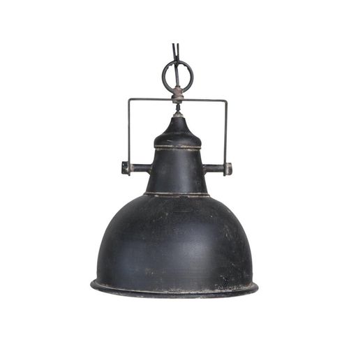Chic Antique Factory Lampe, H26/D24 cm antik schwarz