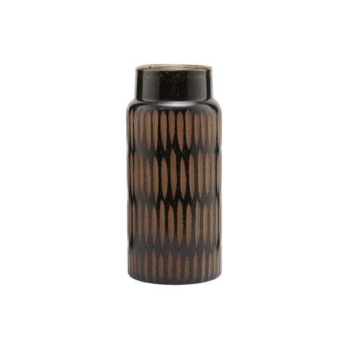 House Doctor Vase Pimpri, Ø11 x H24cm, braun