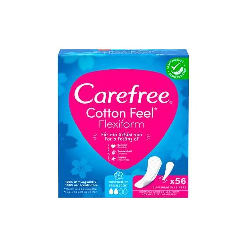 Carefree Slipeinlagen Cotton Feel Flexiform mit Frischeduft, 56 St.