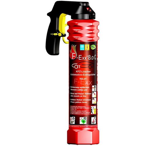 F-Exx Schaum-Feuerlöscher F-Exx® 8.0 C Auto-Feuerlöscher ohne Treibgas