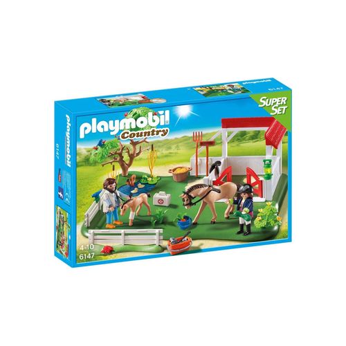 PLAYMOBIL® 6147 - Country - Spielset, Koppel mit Pferdebox