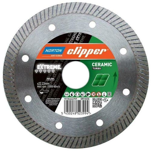 Clipper Diamanttrennscheibe Extreme Ceramic Turbo- 250 x 30 mm Super Gres xt - Norton