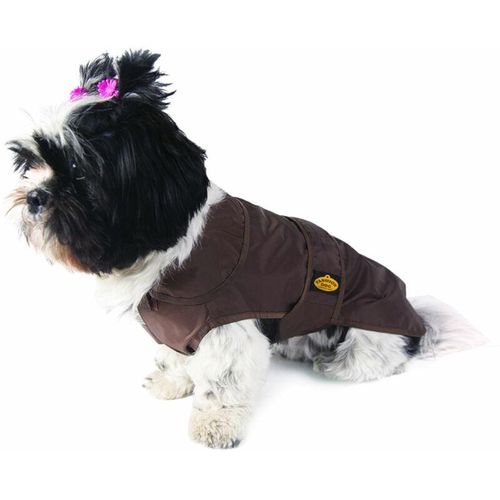 Fashion Dog – Regenmantel für Hunde – Braun – 39 cm