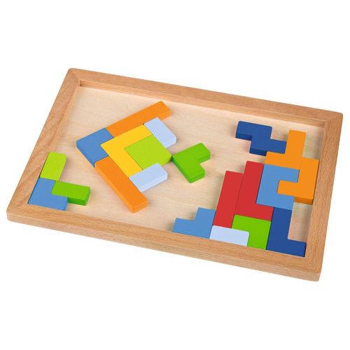Playtive Holzpuzzle / Geoboard (Tetris Puzzle) - B-Ware sehr gut