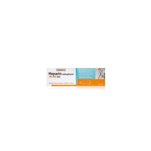 HEPARIN-RATIOPHARM 180.000 I.E. Gel 100 g