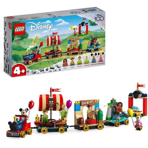 LEGO® Konstruktionsspielsteine Disney Geburtstagszug (43212), LEGO® Disney, (200 St), Made in Europe, bunt