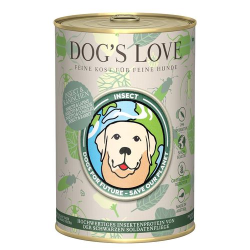 Dog's Love INSEKT & KANINCHEN 6x400g