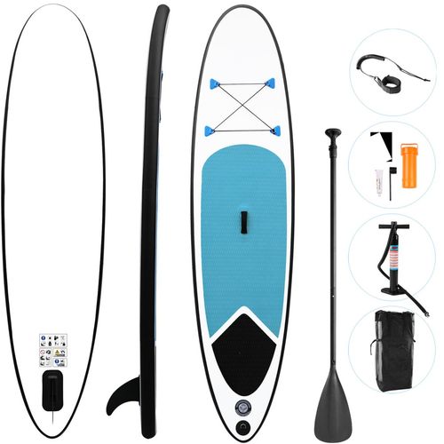 e4fun Stand Up Paddle Board Türkis 305 x 71 x 10 cm, Allround-Board