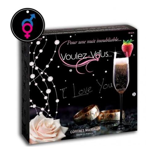 Coffret de massage coquin Mariage / Lune de Miel