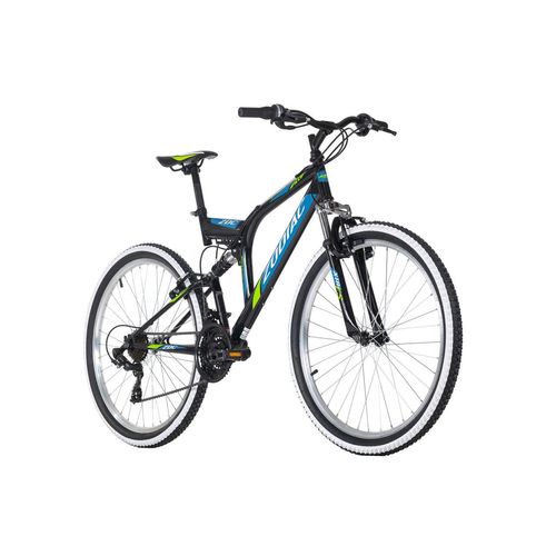 Mountainbike Fully 26'' Zodiac Schwarz-Grün RH 48 cm