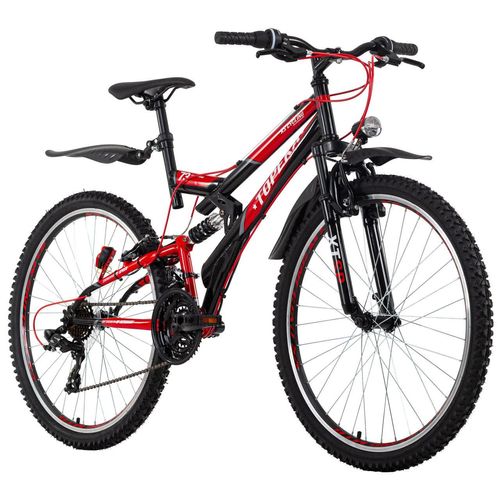 Mountainbike ATB 26" Topeka schwarz-rot RH 48 cm