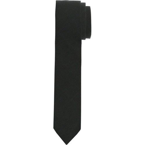 OLYMP Krawatte Slim Krawatte, schwarz