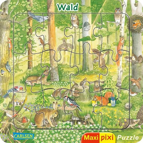Maxi-Pixi-Puzzle VE 5: Wald (5 Exemplare)