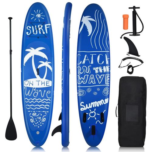 335 x 76 x 16 cm Aufblasbares SUP Board, mit Paddel