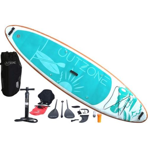 Outzone iSUP Board Set BEACHLIFE Stand-up-Paddling und Kajak 2in1
