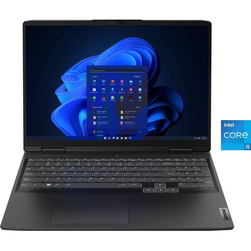 Lenovo IdeaPad Gaming 3 16IAH7 Gaming-Notebook (40,64 cm/16 Zoll, Intel Core i5 12450H, GeForce RTX 3050, 512 GB SSD, 3 Monate kostenlos Lenovo Premium Care), grau