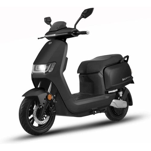 EdiMove Elektroroller 80KM/h Speedy S schwarz Elektroroller-Akku