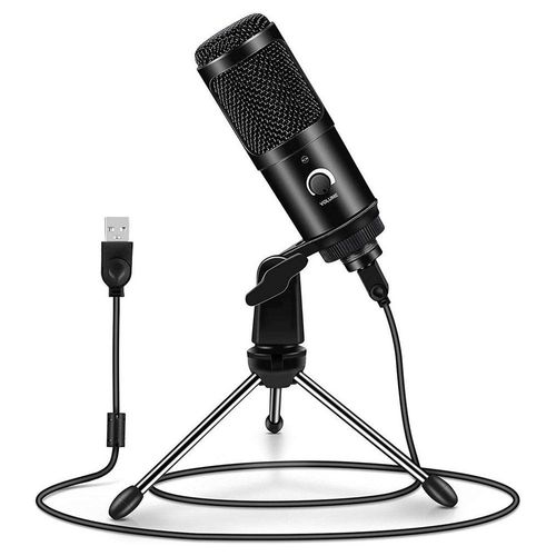 kueatily Mikrofon Mikrofon mit Stativ Computer USB-Kondensatormikrofon