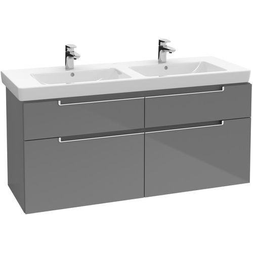 Villeroy & Boch Waschtischunterschrank SUBWAY 2.0 1287 x 590 x 449 mm Glossy white