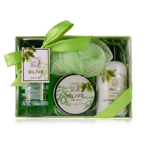 Badeset OLIVE in Geschenkbox