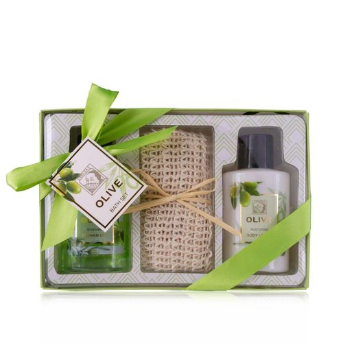 Badeset OLIVE in Geschenkbox