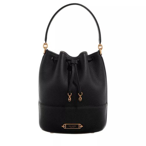 Kate Spade New York Beuteltasche – Gramercy Pebbled Leather Medium Bucket Bag – in schwarz – Beuteltasche für Damen