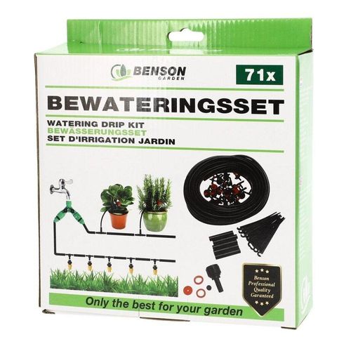 GarPet Bewässerungssystem Bewässerungssystem 23 m Tropfbewässerung Bewässerung Garten Balkon