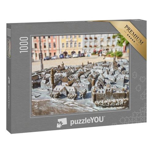 puzzleYOU Puzzle Miniatur-Stadtbild von Bautzen
