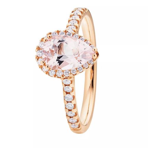 Capolavoro Ring – 18k ring „Jennifer x Espressivo“, morganite facete – in quarz – Ring für Damen