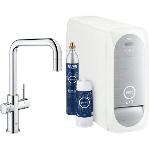 Grohe Blue Home U-Auslauf Starter Kit mit herausziehbarem Auslauf