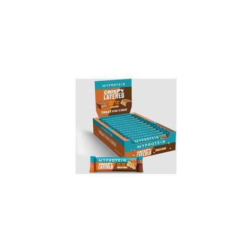 Crispy Layered Proteinriegel – 12 x 58g – Schokolade Karamell