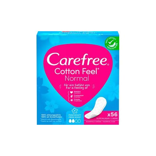 Carefree Slipeinlagen Normal Cotton Feel mit Frischeduft, 56 St.