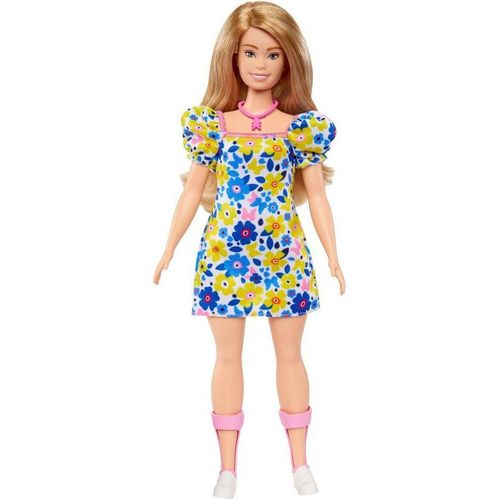 Barbie Anziehpuppe Fashionistas, Down-Syndrom, bunt