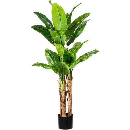 Kunstpalme Bananenpflanze Bananenpflanze, Creativ green, Höhe 150 cm, grün