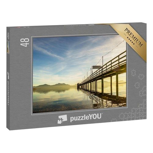 puzzleYOU Puzzle Steg am Chiemsee in Bayern