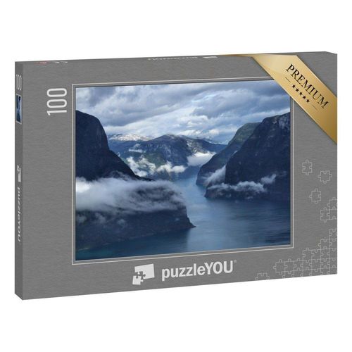 puzzleYOU Puzzle Wilde Landschaften bei Flam und Aurland