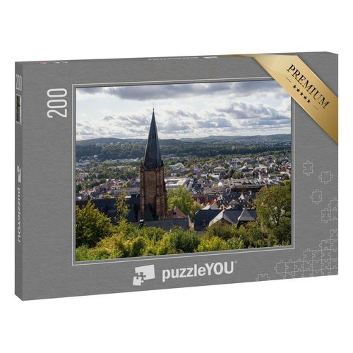 puzzleYOU Puzzle Blick über Marburg