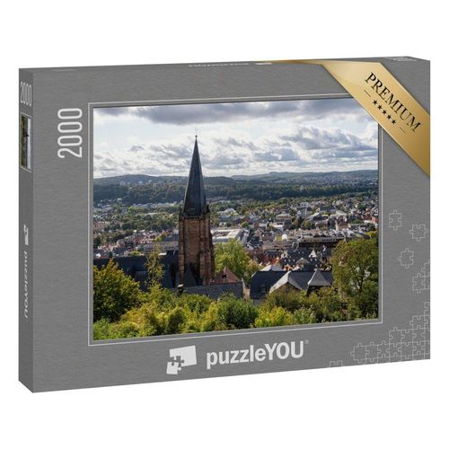 puzzleYOU Puzzle Blick über Marburg