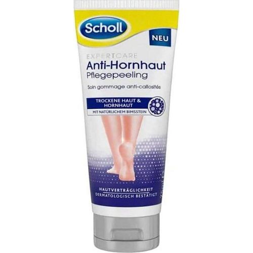 Scholl Fußcreme ExpertCare, Anti-Hornhaut Peeling, weiß