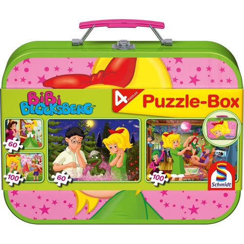 Schmidt Spiele Puzzle Puzzlebox im Metallkoffer, Bibi Blocksberg™, 320 Puzzleteile, bunt