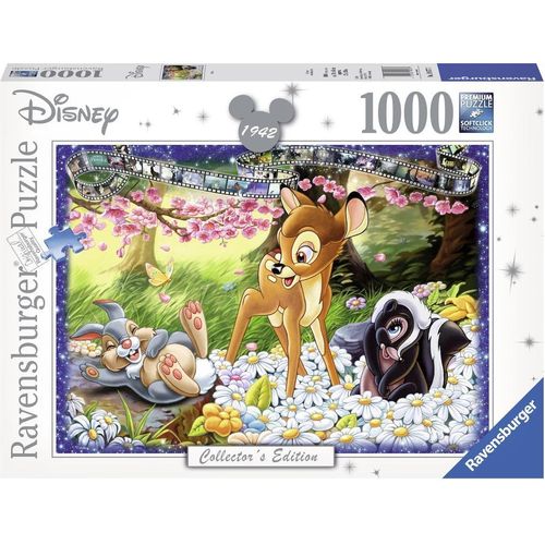 Ravensburger Puzzle Disney Bambi, 1000 Puzzleteile, Made in Germany, FSC® - schützt Wald - weltweit, bunt