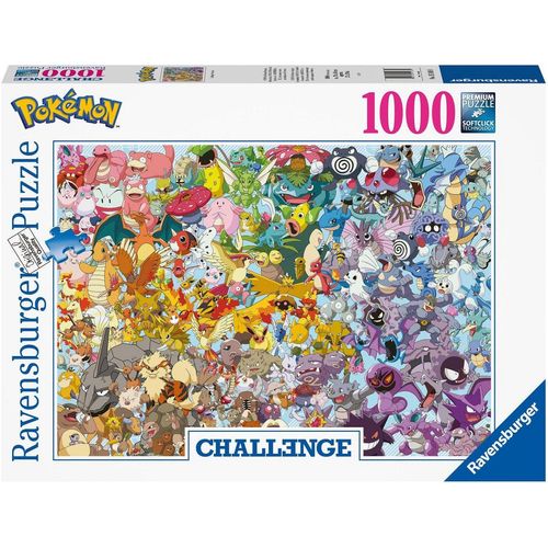 Ravensburger Puzzle Challenge, Pokémon, 1000 Puzzleteile, Made in Germany, FSC® - schützt Wald - weltweit, bunt