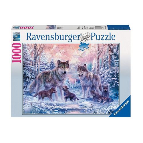 Ravensburger Puzzle Arktische Wölfe, 1000 Puzzleteile, Made in Germany, FSC® - schützt Wald - weltweit, bunt